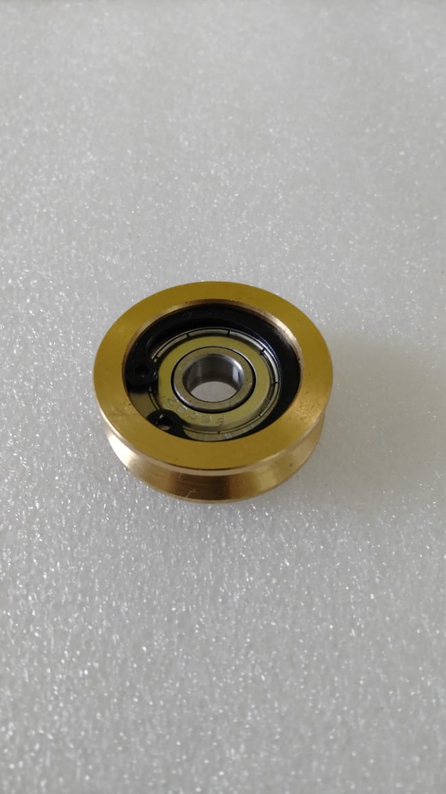ASS-Brass Pulley 35mm with Bearing and Lock/roller